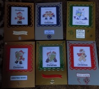 6 Handmade Christmas Cards - Set 4