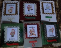 6 Handmade Christmas Cards - Set 5